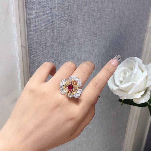 18K Gem Stone Ring - Image 2