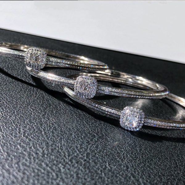 18K Gold Diamond Tennis  Bracelets - Image 3