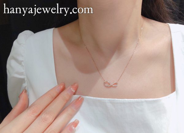 18K Diamond Love Infinite Necklace