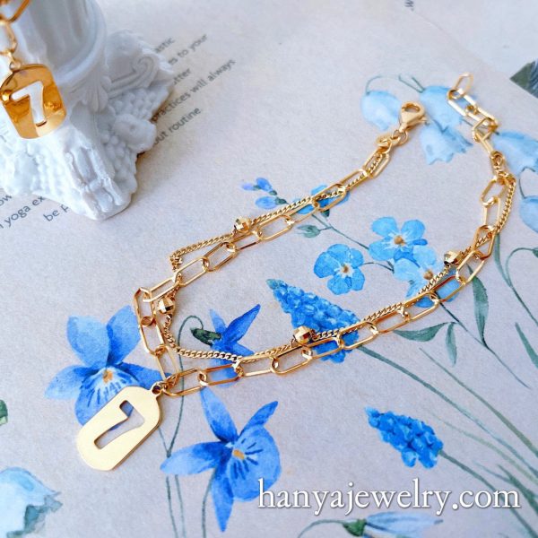 18K Gold Fashionable Bracelet - Image 5