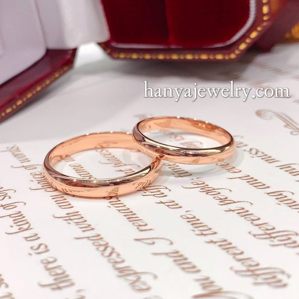 18k Aperture Diamond Couple Rings Set - Image 2