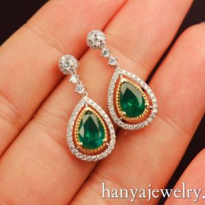 Gemstone earrings