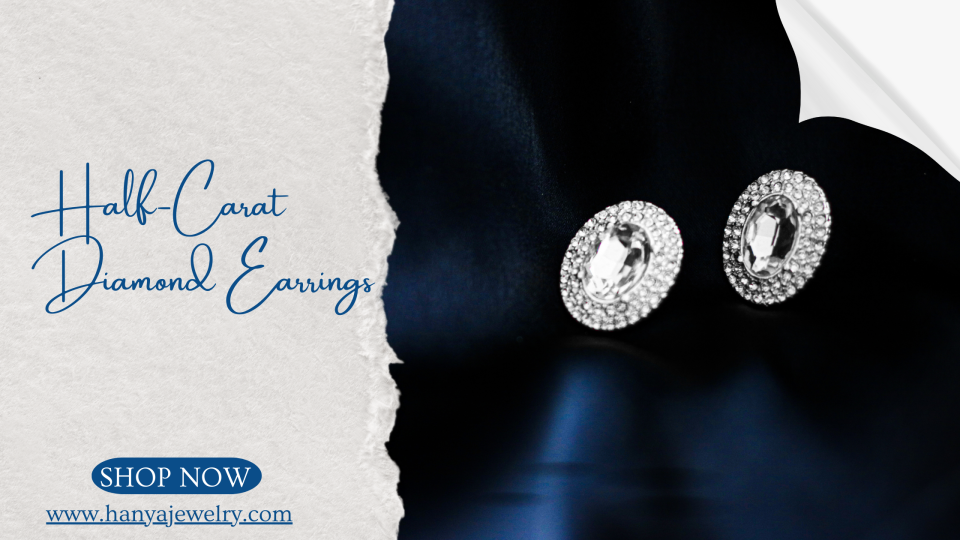 Half Carat Diamond Earrings